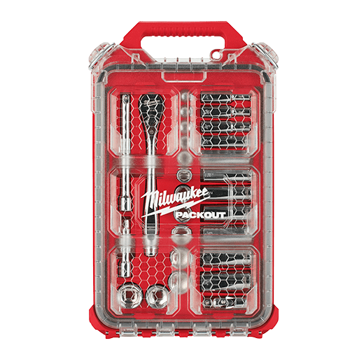 3/8" 28 Pc Ratchet & Socket Set with PACKOUT™ Organizer