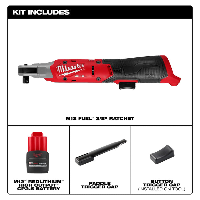 M12 FUEL™ 3/8" Ratchet Kit