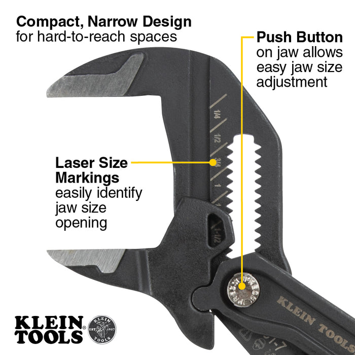 Compact Plier Wrench, 12-Inch