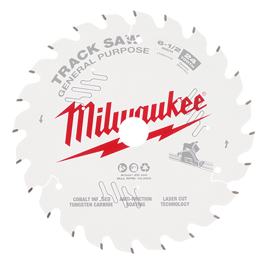 Milwaukee® 6-1/2" 24T General Purpose Track Saw Blade