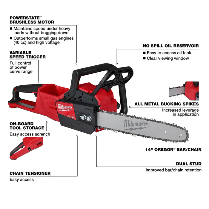 M18 FUEL™ 14" Chainsaw