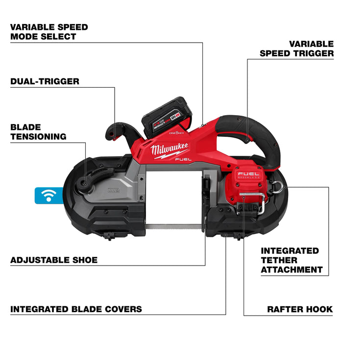M18 FUEL™ Dual Trigger Deep Cut Band Saw Kit