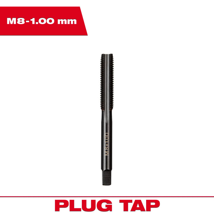 M8-1.00 mm Straight Flute Plug Tap