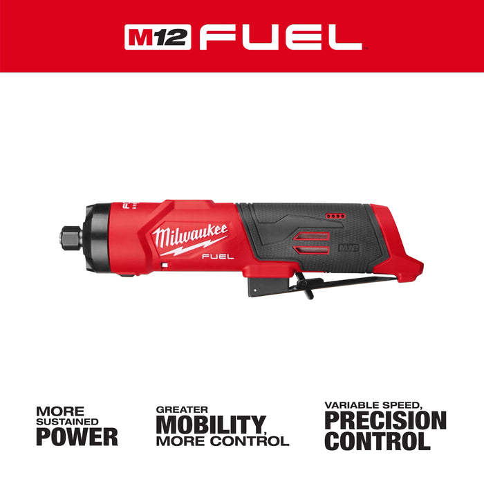 M12™ FUEL™ 1/4" Straight Die Grinder