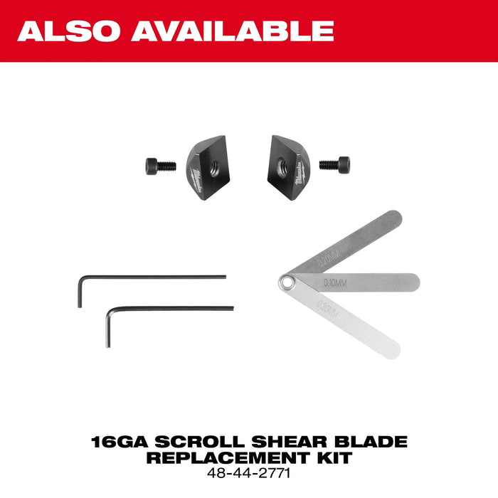 M12 FUEL™ 16 Gauge Scroll Shear