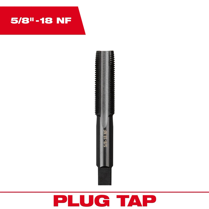 5/8"-18 NF Straight Flute Plug Tap