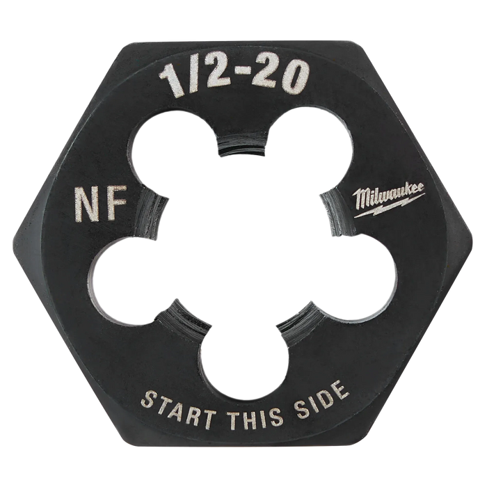 1/2"-20 NF 1-Inch Hex Threading Die