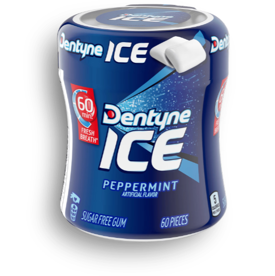 Dentyne Ice Peppermint Bottle