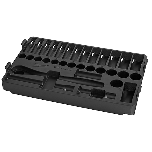 3/8 in. 32 Pc. Ratchet and Socket Set in PACKOUT™ - Metric Tray