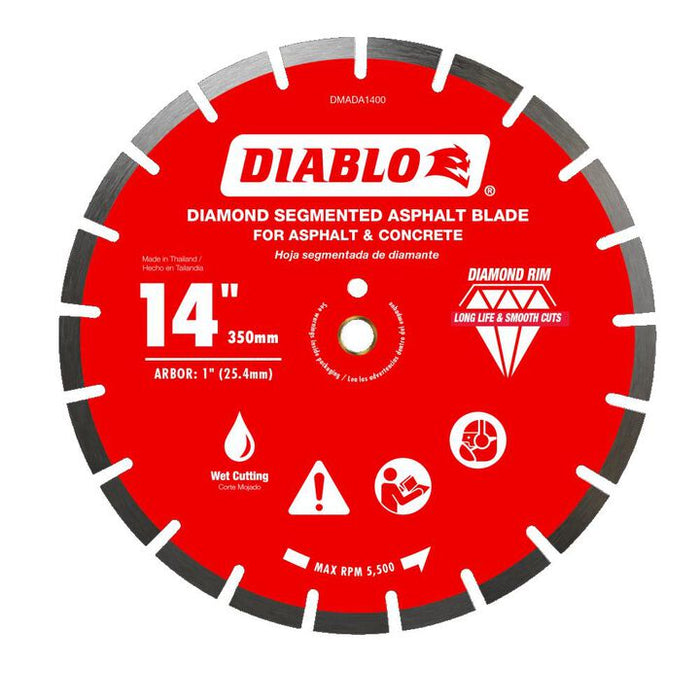 14" Diamond Segmented Blade for Asphalt