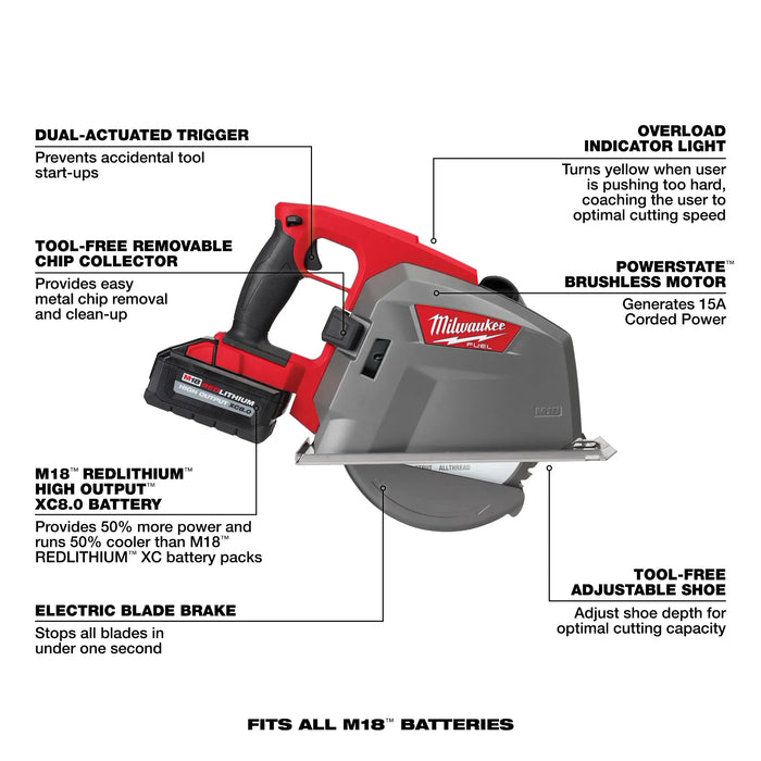 M18 FUEL™ 8" Metal Cutting Circular Saw Kit