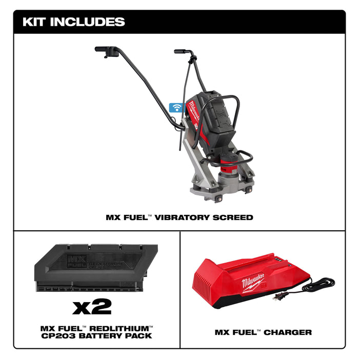 MX FUEL™ Vibratory Screed Kit