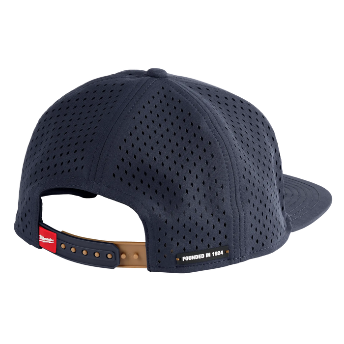 Flat Brim Snapback | Blue