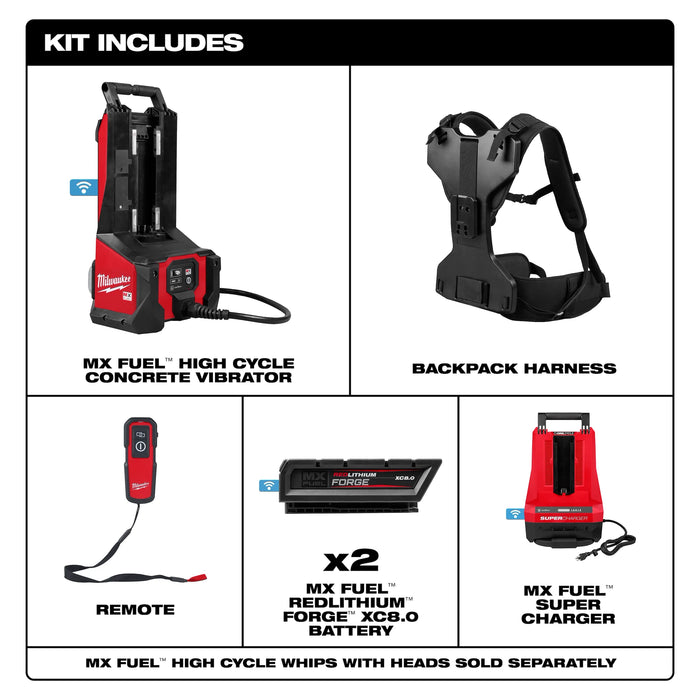 MX FUEL™ High Cycle Concrete Vibrator Kit