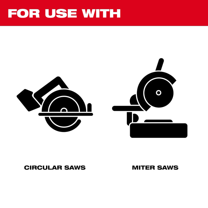 7-1/4" 24T Framing and 40T Fine Finish Circular Saw Combo Pack (2 Pk)