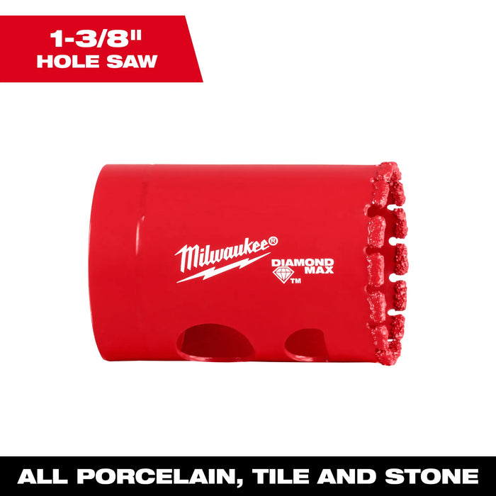 Milwaukee® 1-3/8" Diamond Max™ Hole Saw