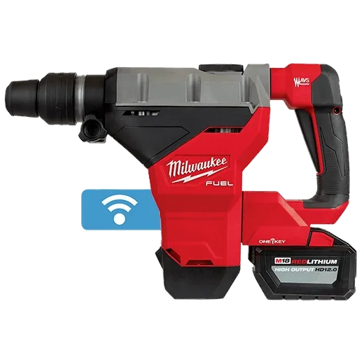 M18 FUEL™ 1-3/4 in. SDS Max Rotary Hammer with One Key™ Two HD12.0 Battery Kit