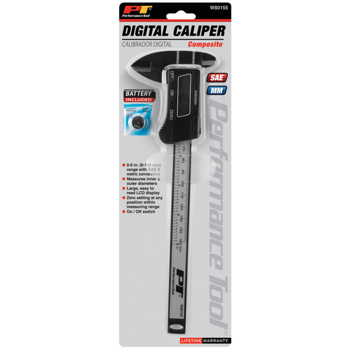 6 in. Composite Digital Caliper