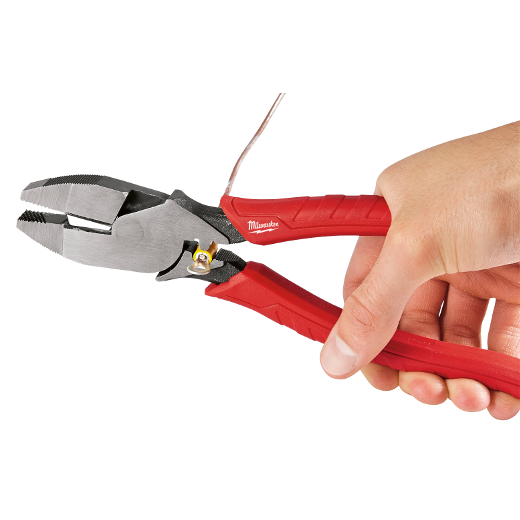 9 in. High Leverage Lineman's Pliers w/ Crimper