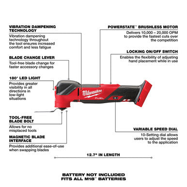 M18 FUEL™ Oscillating Multi-Tool