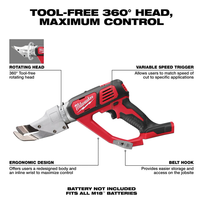 M18™ 18 Gauge Single Cut Shear (Tool Only)
