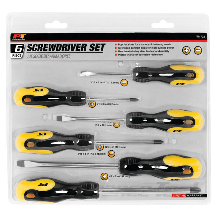 6 pc. Screwdriver Set