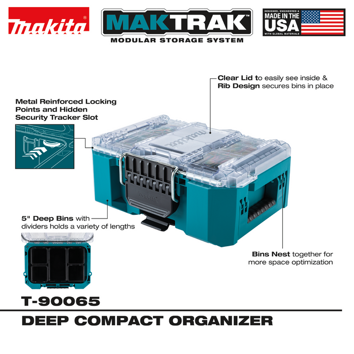 MAKTRAK™ Deep Compact Organizer