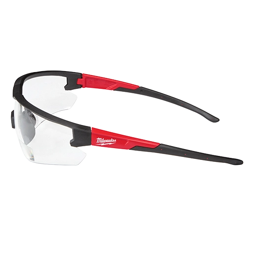 Safety Glasses - +2.50 Magnified Clear Anti-Scratch Lenses