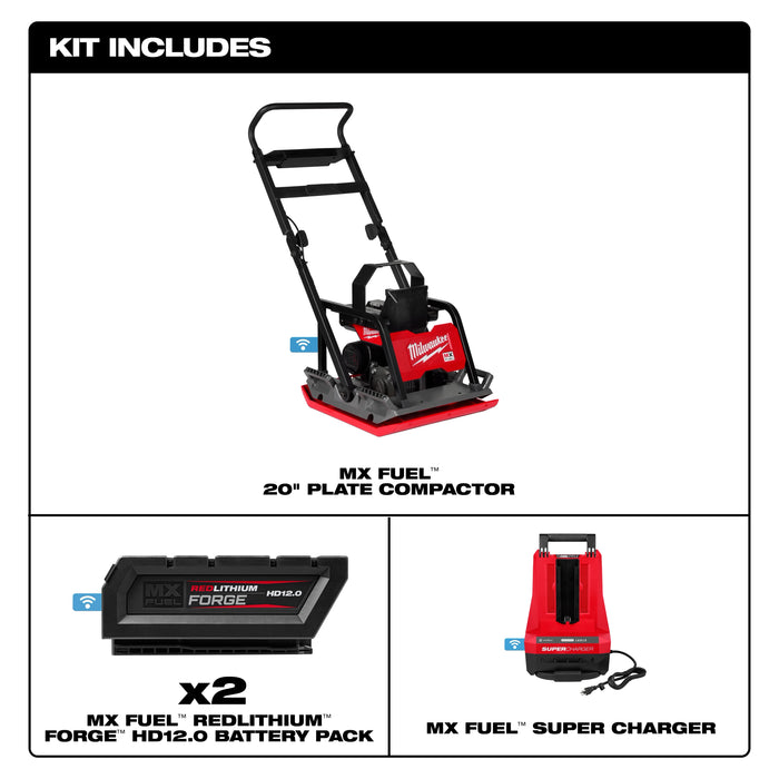 MX FUEL™ 20" Plate Compactor Kit