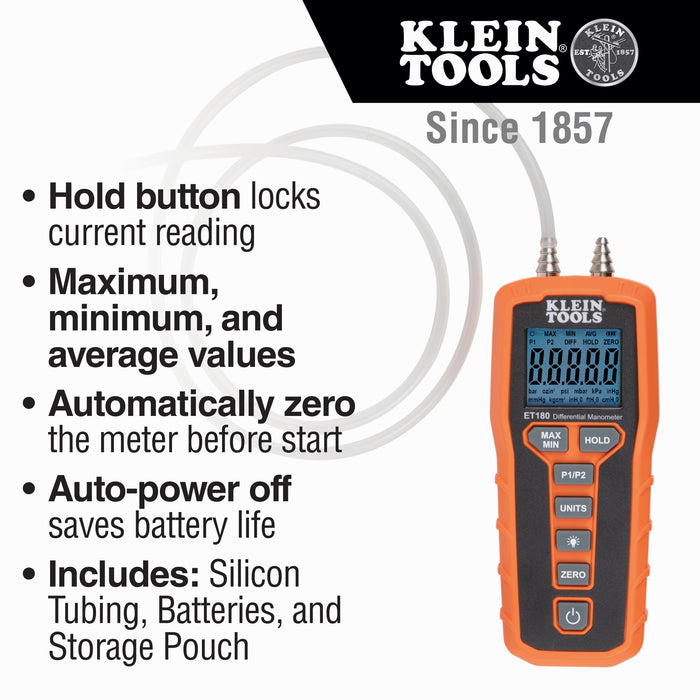 DIGITAL DIFFERENTIAL MANOMETER