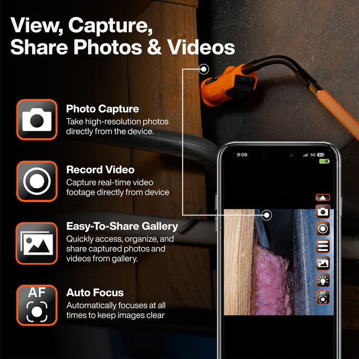 Compact Wireless Inspection Camera