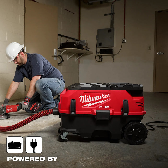 M18 FUEL™ 9 Gallon Dual Battery Dust Extractor w/ PACKOUT™ Compatibility and VACLINK™ Kit