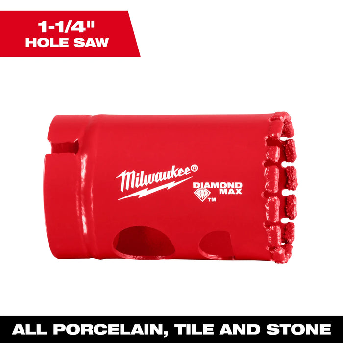 Milwaukee® 1-1/4" Diamond Max™ Hole Saw