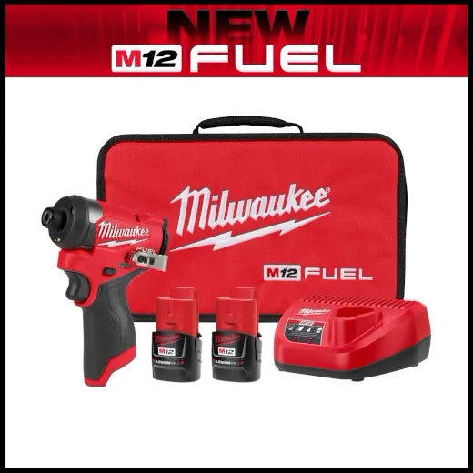 M12 FUEL™ 1/4" Hex Impact Driver Kit