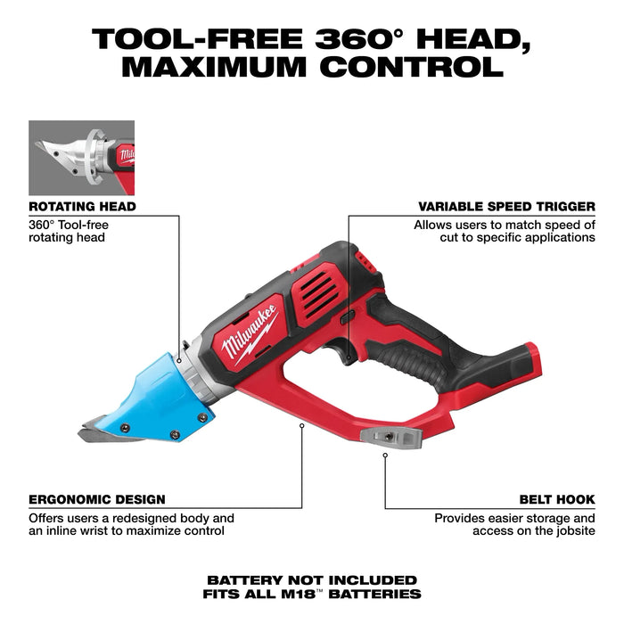 M18™ 14 Gauge Double Cut Shear (Tool Only)