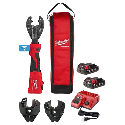 M18™ FORCE LOGIC™ 6T Linear Utility Crimper Kit w/ BG-D3 Jaw & Cutting Jaws