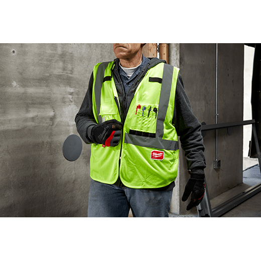 High Visibility Yellow Safety Vest - L/XL