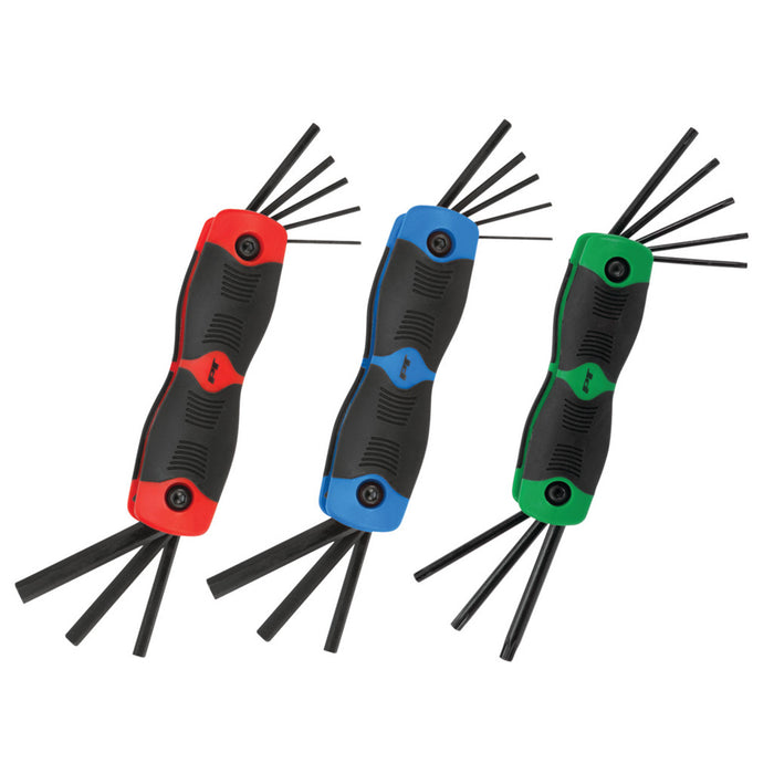 3 pc. Folding Star and Hex Key Set