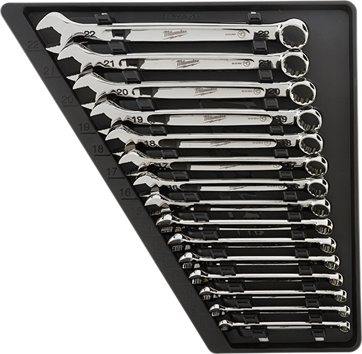 15-Piece Combination Wrench Set - Metric