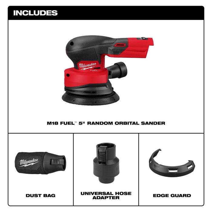 M18­ FUEL™ 5" Random Orbital Sander