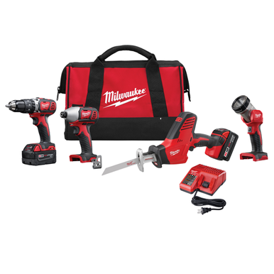 M18™ Cordless Lithium-Ion 4-Tool Combo Kit 2695-24