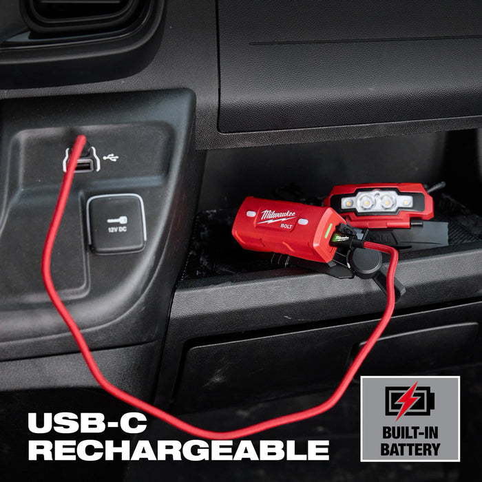 MILWAUKEE® BOLT™ Rechargeable Low-Profile Headlamp