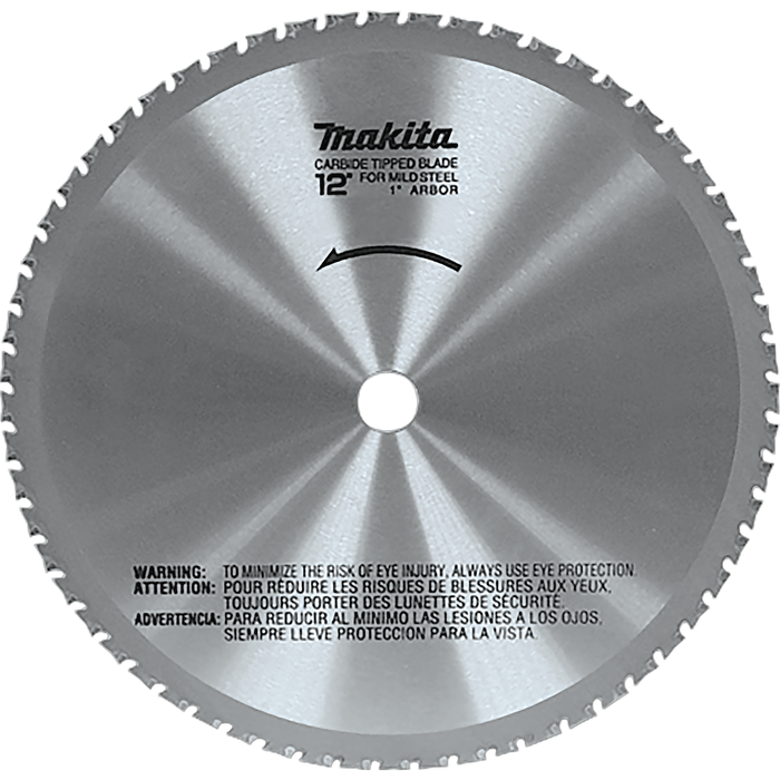 12" 60T CARBIDE TIPPED METALCUTTING BLADE, FERROUS METAL