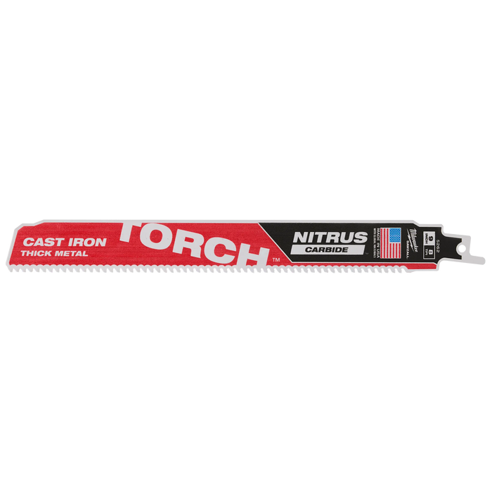 9" 8TPI The TORCH™ for CAST IRON with NITRUS CARBIDE™ 1PK