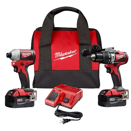 M18 Brushless 2-Tool Combo Kit, Hammer Drill/ 3-Speed Impact Driver