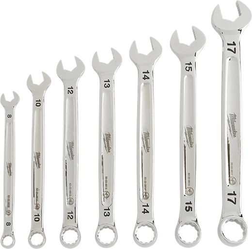 7-Piece Combination Wrench Set - Metric