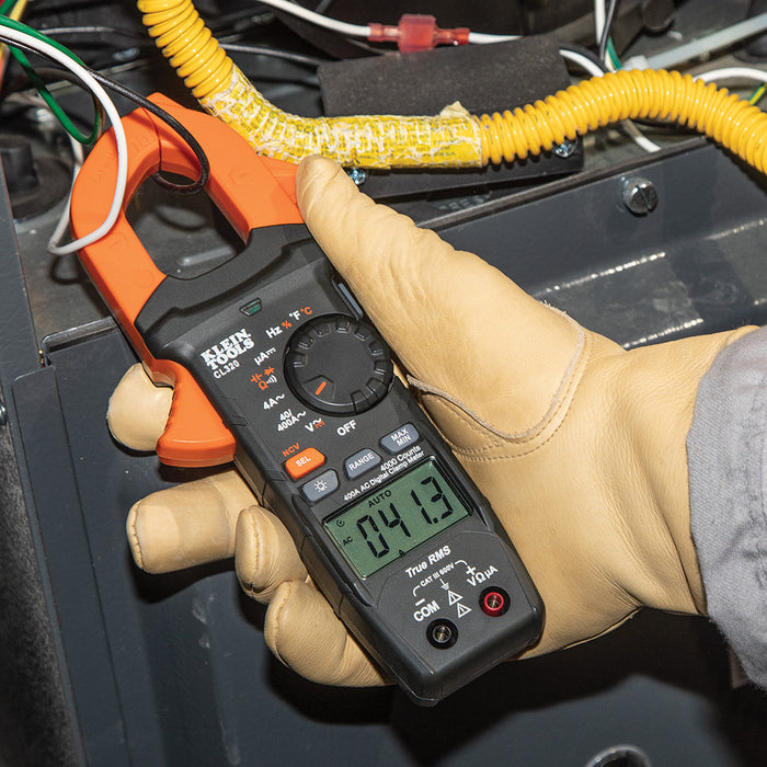 HVAC Digital Clamp Meter, AC Auto-Ranging 400 Amp