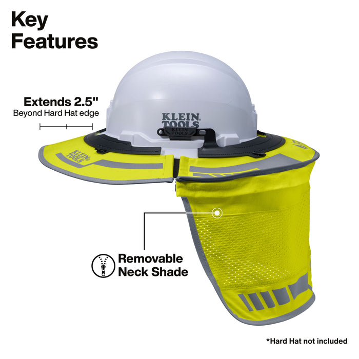 Flame-Resistant Full-Brim Sombrero, High-Visibility Yellow