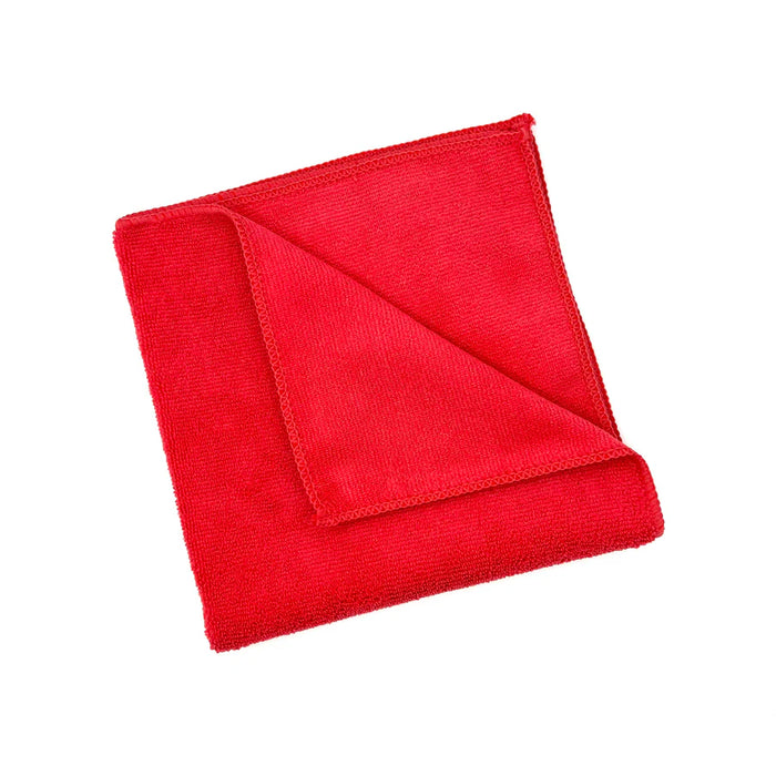 Red Professional Grade Microfiber Towel, 16" X 16"