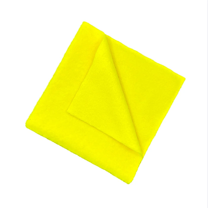 Edgeless Microfiber Towel Yellow 16" x 16"